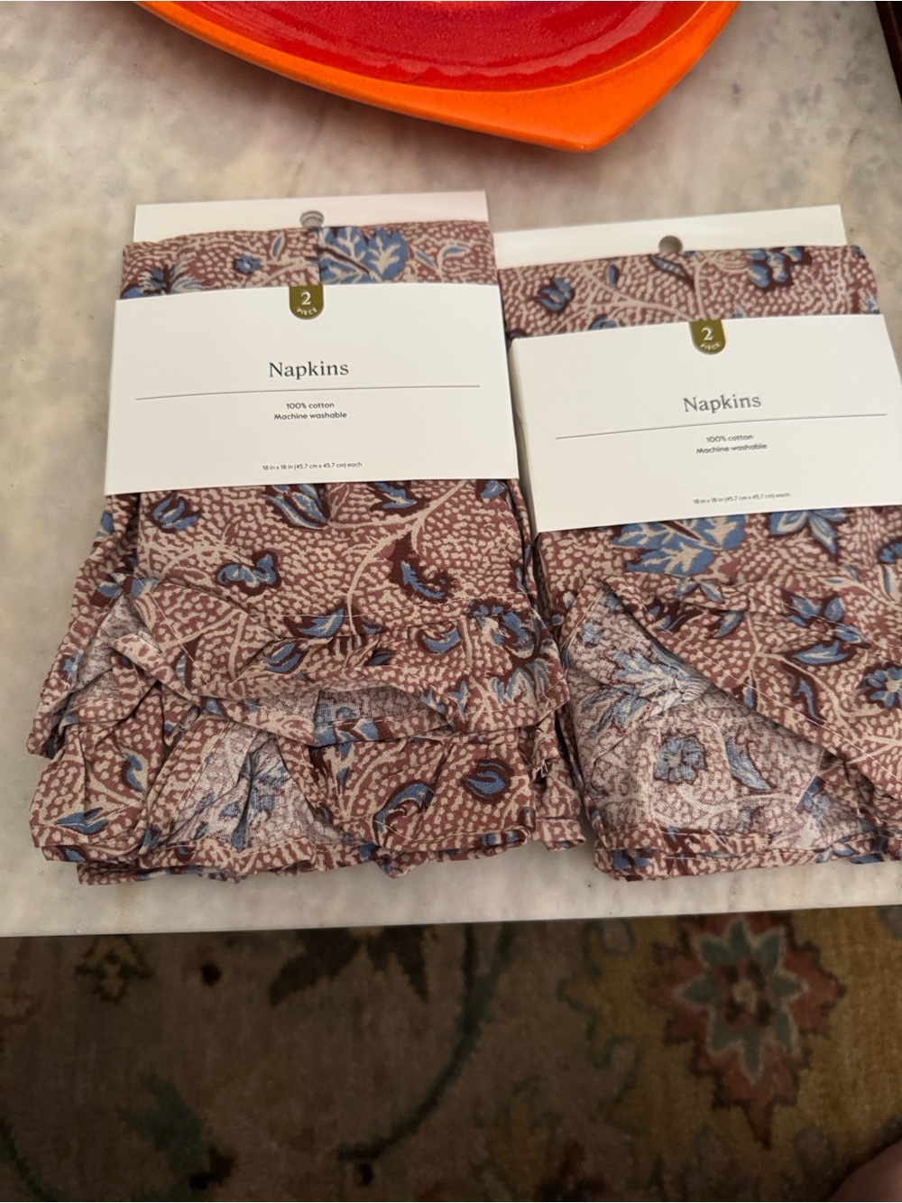 Napkins - Floral Cotton Napkin Set